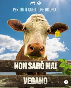 Non saro mai vegano - locandina