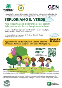 Esploriamo il verde al Parco Sempione locandina